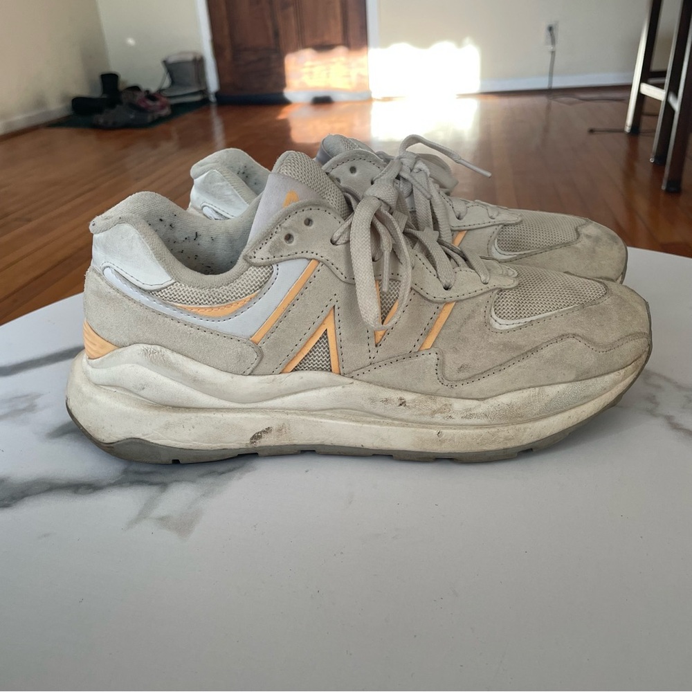 New Balance 57/40 Beige Running Shoes